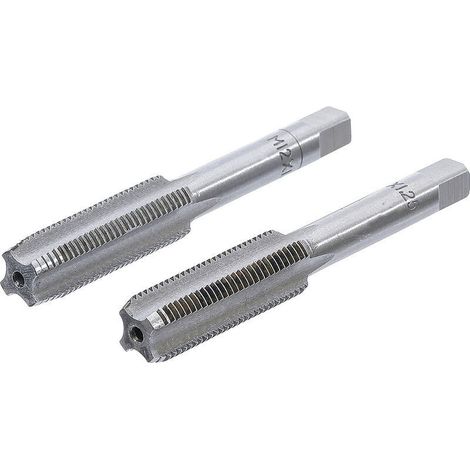 M12 x 1,25 Gewindebohrer und Schneideisen, Vorbohrer und Schneideisen M12 x 1,25 mm, 2 Stück