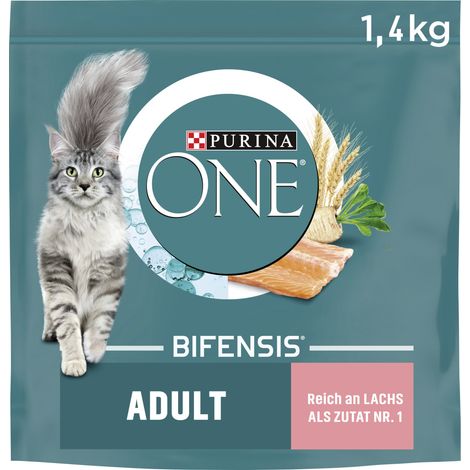 Purina One Katzenfutter Adult reich an Lachs 1,4 kg (1/2)