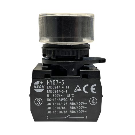 KEDU HY57-5 Druckknopfschalter 250/400V 16A Schalter für Holzspalter (1/4)