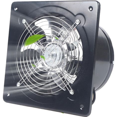 Ventilateur d'extraction mural, puissance de 80W, débit d'air de 850m³/h, fonctionnement silencieux (1/5)