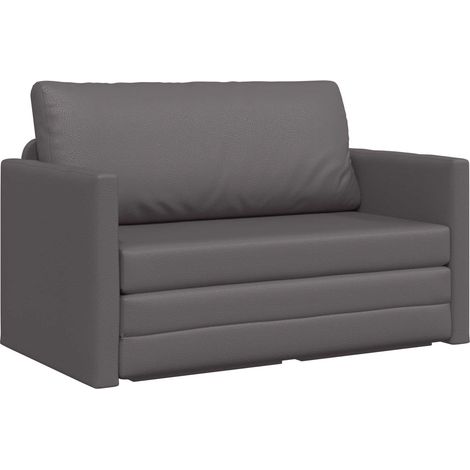 Maison Exclusive - Schlafsofa Grau 124 x 71 x 78 cm Kunstleder