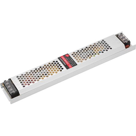 300-W-LED-Streifen-Netzteil, Lichtkasten aus Aluminiumlegierung, Schalter, 190–240 V AC Eingang (1/5)