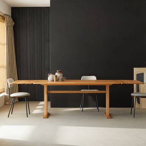 Table extensible en chêne massif 6-12 pers. Jonas (1/5)