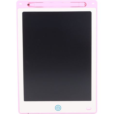 Tablette d'écriture LCD, tablette à dessin, tablette d'écriture, tablette d'écriture manuscrite LCD 10 pouces, cahier pour enfants, convient aux enfants à la maison et à l'école, rose. (1/5)