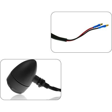 Universelle Motorradblinker, LED-Blinker, stabile Lichtquelle, leistungsstarke Glühbirne für Motorräder, 2er-Pack (1/5)