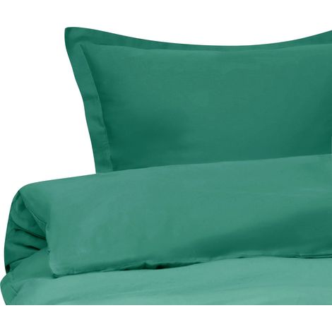 Bettwäsche-Set PARKROSE Baumwollsatin 220 x 240 cm Grün