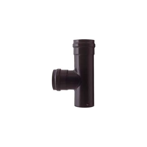 RACCORDO A T F/F PER STUFE A PELLET NERO OPACO PESANTE MM.1,2  ø cm.8    SAVE