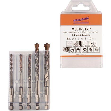 Projahn Multi-Star Satz 5-tlg. 6-kant 4, 5, 6, 8, 10 mm (1/5)