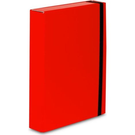 BOX cartella carabic rosso chiaro 5CM A"7 341/21 1212