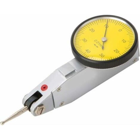 Comparateur à Cadran Professionnel, Plage de 0 à 0,8 Mm, Indicateur de Test à Cadran de Précision de 0,01 Mm avec Boîte de Rangement Indicateur de Test de Cadran de Levier (1/5)