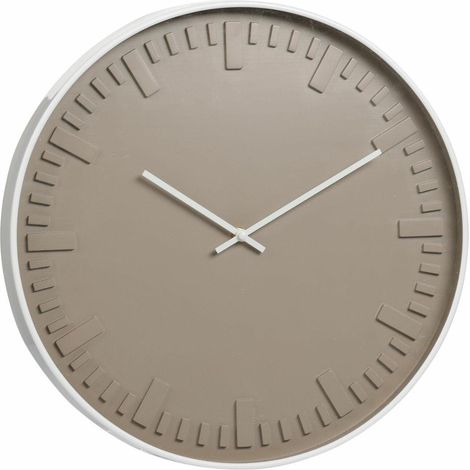 Reloj de pared de 40 cm en tono beige. (1/3)