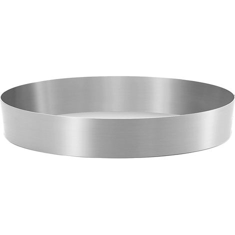 Dicker 8 cm Edelstahl-Gebäckring – Professioneller runder Mousse-Ring für Entremets, Käsekuchen und Törtchen