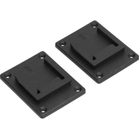 2 Stück Werkzeughalter-Dock-Akkuhalterung aus ABS-Gehäuse, Aufbewahrungs- und Befestigungsgestell für Bosch 18V (1/5)