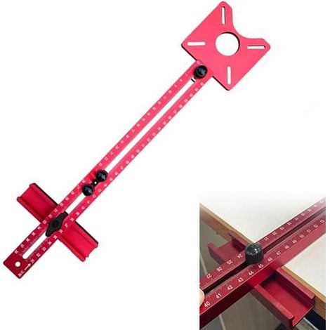 3 in 1 Router Jig, Adjustable Wood Router Jig, Wood Router Guide for Carpentry Work, Drawer and Cabinet Installation, MFT Router Jig for Milling (1/5)