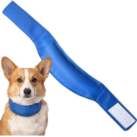 Kühlhalsband – Verstellbares Gel-Kühlhalsband für Hunde. Verstellbares Gel-Kühlhalsband für Hunde und Katzen, leichte und atmungsaktive Kühlhalsmanschette. (1/5)