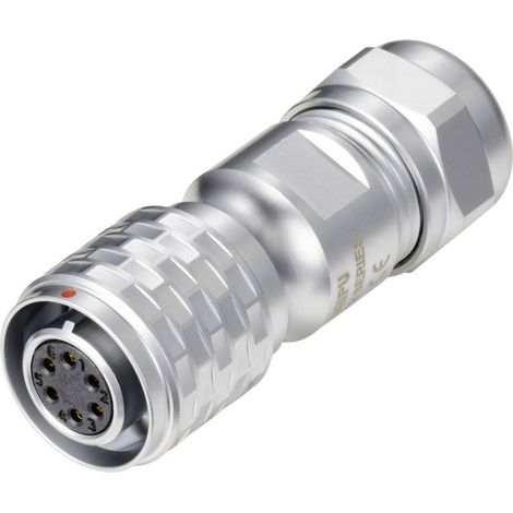Connecteur de câble circulaire femelle, droit Ø 12 6 pôles 125 V/AC 5 A IP67 Push-Pull Weipu SF1210/S6 II (1/4)