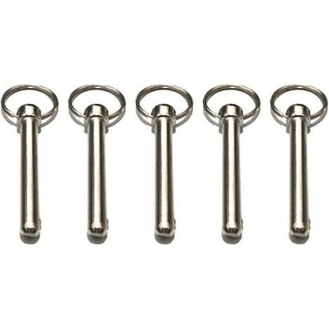 Quick Release Pins 8mm Locking Pin with Spring Loaded Ball End Locking Accessories, Marine Hardware, Bimini Top Pin, Diameter 8mm, Total Length 72 (1/4)