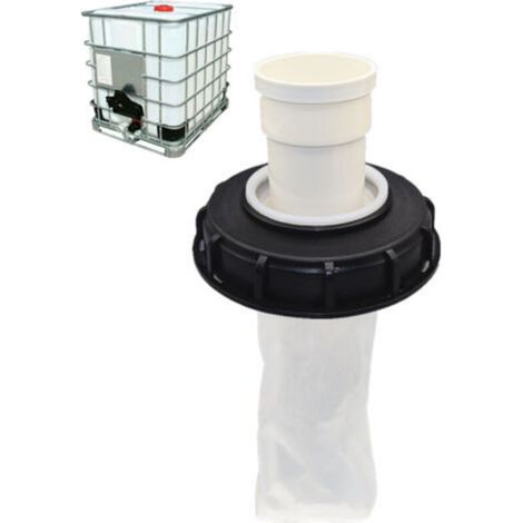 YMYNY 180° IBC-Tankdeckel mit waschbarem Nylonfilter für 1000-Liter-IBC-Regenwassertanks, IBC-Deckelfilter, IBC-Tankzubehör, Nylon-Regenwasserfilter (1/4)