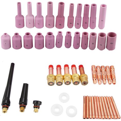 50pcs/set WP-17/18/26 Series TIG Welding Torch Consumables Accessories