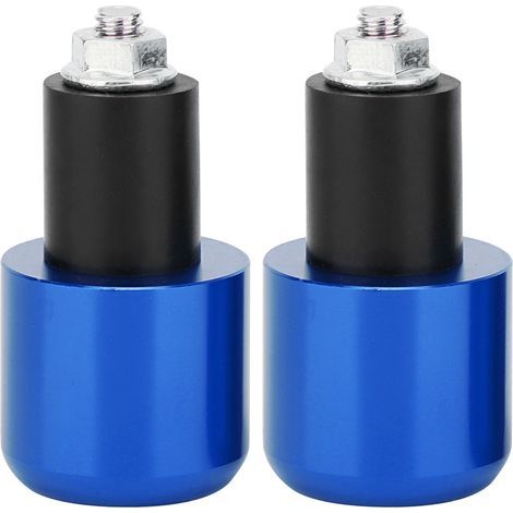 22mm Diameter Handlebar End Cap (Blue), Motorcycle Modification Accessory, 2 Pieces (1/5)