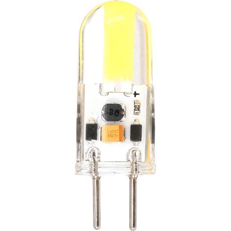 Ampoule Led GY6.35 - 2 W - Tension 12 V - Technologie COB - Flux Lumineux 150 À 170 Lm - Blanc Chaud 2700 K Ou Blanc Froid 6000 K - Pour Lampes De Table Et Éclairage Décoratif - Lot De 1 (1/5)