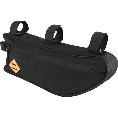 Große wasserdichte dreieckige Fahrradrahmentasche, Oberrohrtasche, Satteltasche (M) (1/5)