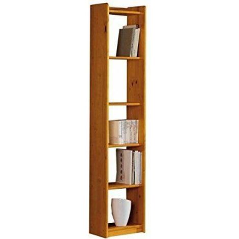 Estantería modelo Altea en acabado madera maciza de pino color miel 200 cm(alto)40 cm(ancho)28 cm(largo) (1/2)