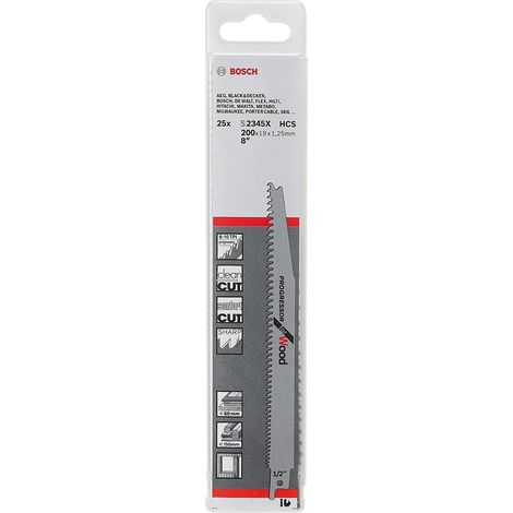BOSCH Säbelsägeblatt S 2345 X Länge 200 mm Breite 19 mm ( 8000343825 )