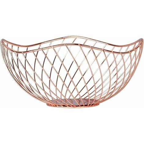 Corbeille À Fruits en Métal Corbeille De Fruits en Fer, Table Basse De Salon, Bol De Fruits, Assiette De Fruits, Panier De Rangement De Collations, Panier De Vidange (1/5)