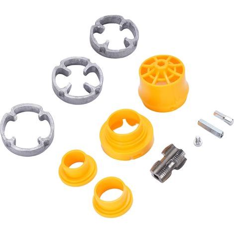 Kit d'enfilage de tuyaux en PVC, ensemble d'outils de plomberie portables multifonctionnels et efficaces pour perceuse électrique (1/5)