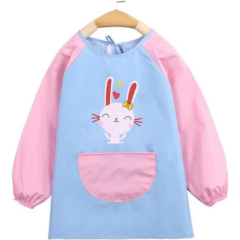Blouse de Peinture - Enfant - Imperméable - Manches Longues - Poches - 6-9 Ans (1/4)