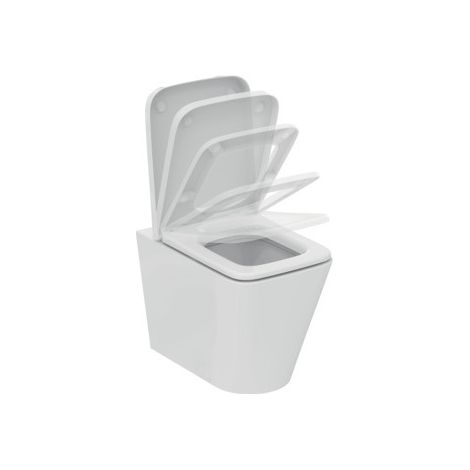 Ideal Standard Blend Cube vaso a terra AquaBlade universale, a filo parete, senza brida e senza sedile, colore bianco finitura lucido T368801 (1/4)