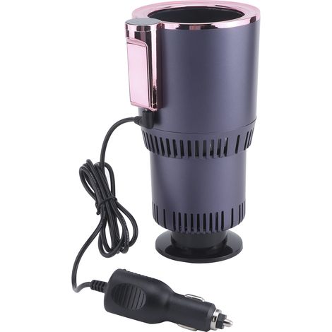Porte-gobelet refroidisseur et chauffant 2 en 1 universel intelligent en aluminium pour voyage à domicile et automobile (1/5)