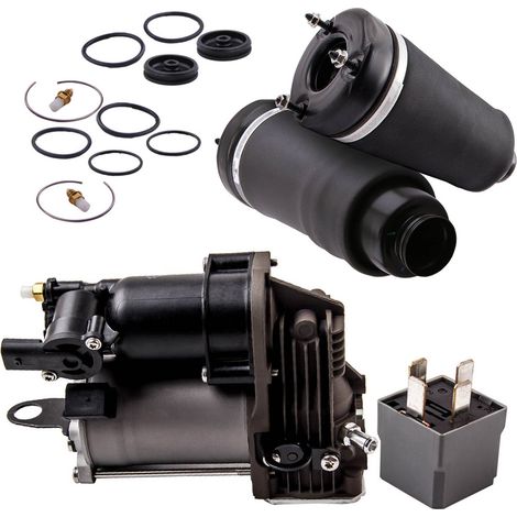 2X Front Air Spring Bag + Compressor Pump para Mercedes Classe R W251 2513203113 (1/5)
