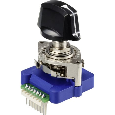 TRU COMPONENTS TC-12830248 Drehschalter 5 V/DC, 25 V/AC, 50 V/AC 0.5 A 1 x 30 ° 1 St. (1/4)
