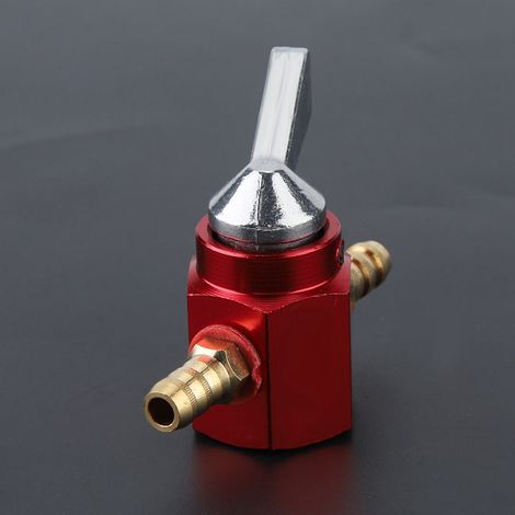 Robinet d'essence robinet de réservoir moto quad ATV 1 pièce vanne rouge (1/5)