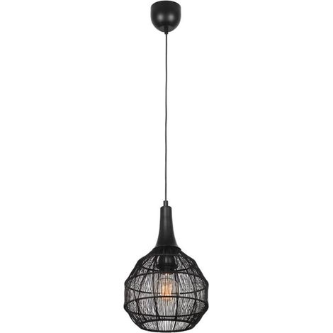 Suspension industrielle grillagée E27 Trio Soraya (1/3)