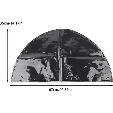 Pliable Tableau de Bord pour Scooter de Mobilité Pliable, Housse Imperméable Anti-Poussière pour Guidon, Protection Pluie, Pièce de Rechange (1/5)