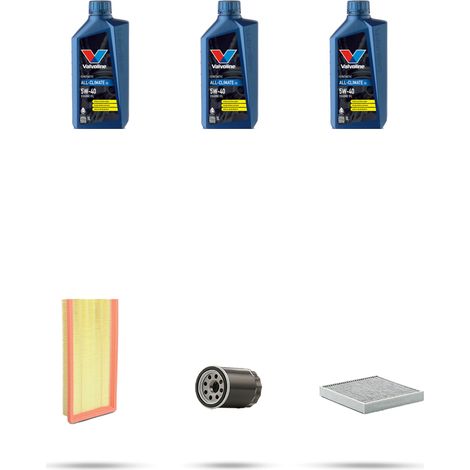 Kit tagliando 3 FILTRI e 3L OLIO compatibile con Fiat Tipo II 1.4 70kw dal 2015 (1/5)