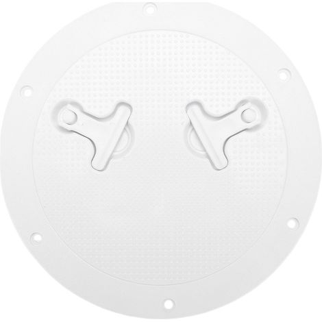 Ortviai Trappe d'inspection marine ronde 223 mm en nylon blanc antidérapant pour bateaux et camping-cars (1/5)