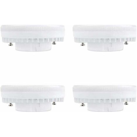 PA Lot de 4 Ampoules LED GX53 9W Blanc Froid 6000K 900LM Équivalent 15W-18W Non Dimmable (1/4)