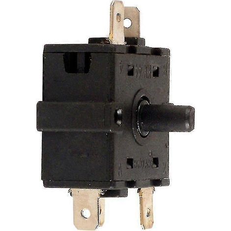 Sélecteur rotatif pour radiateur électrique d'appoint, position 3 ou 5 broches, 250 V CA, 16 A (1/4)