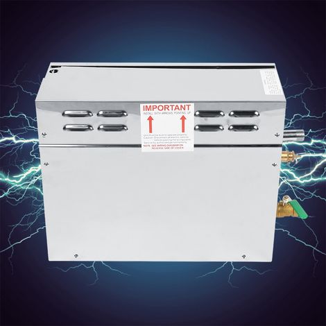 Elektrischer Sauna-Dampfgenerator aus Edelstahl TC-135 mit digitaler Temperaturanzeige, US-Standard 240 V (1/5)