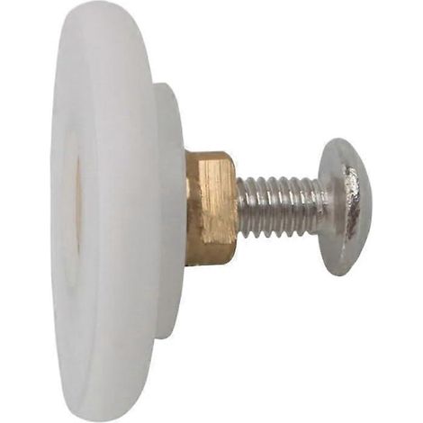 Lot de 20 roulettes réglables pour porte de douche, roues en verre de 27 mm, installation facile pour une ouverture et une fermeture en douceur lors de la rénovation de votre salle de bain. (1/5)