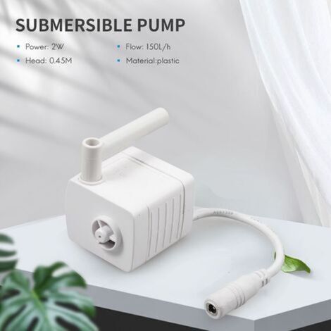 Pompa di ricambio per acquario -5V, pompa sommergibile super silenziosa, multifunzionale, per uso domestico, per filtro di circolazione fai-da-te. (1/4)