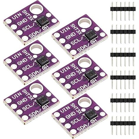 6 Pcs Capteur de Température et D'humidité IC I2C Interface (1/5)