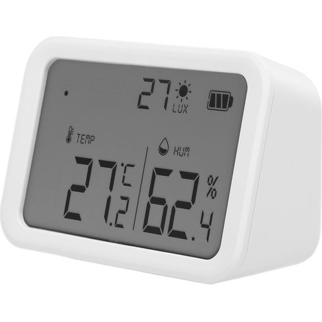 Capteur intelligent pour TUYA Zigbee, dispositif d'enregistrement de température et d'humidité 3 en 1 avec écran LCD (1/5)