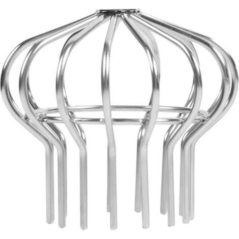Couvercle de Drain de Plancher de Balcon en Acier Inoxydable 304 Couvercle de Filtre Anti-Blocage de Toit de Seau d'eau de Pluie de Toit,Suitable for 75mm Tube
