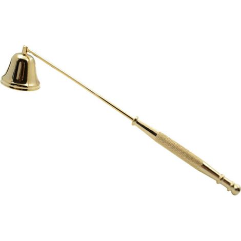 Cloche en fer électroplaqué pour éteindre les bougies, doré, outil de ménage en forme de cloche (1/5)