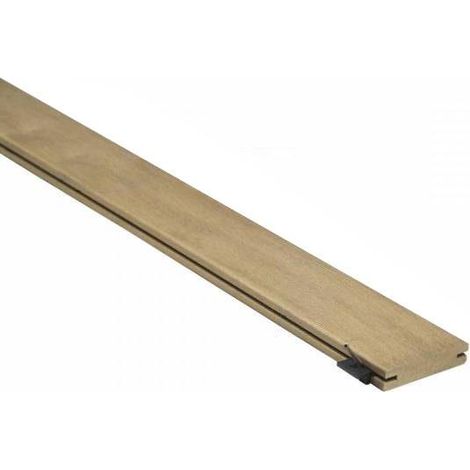 Lame de terrasse en bois exotique itauba 21-100-950mm ou 0m95 gamme Cap Ferret très durable classe 5 (1/5)